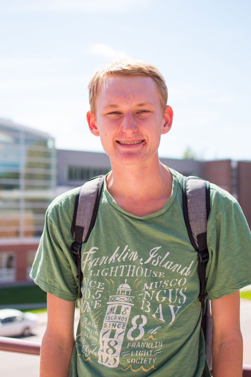 Bowen Mince, a first-year student at Grinnell College, finds it stressful to be thinking about careers before he’s even started classes. But over time, he says, “I think this will be a big help.”