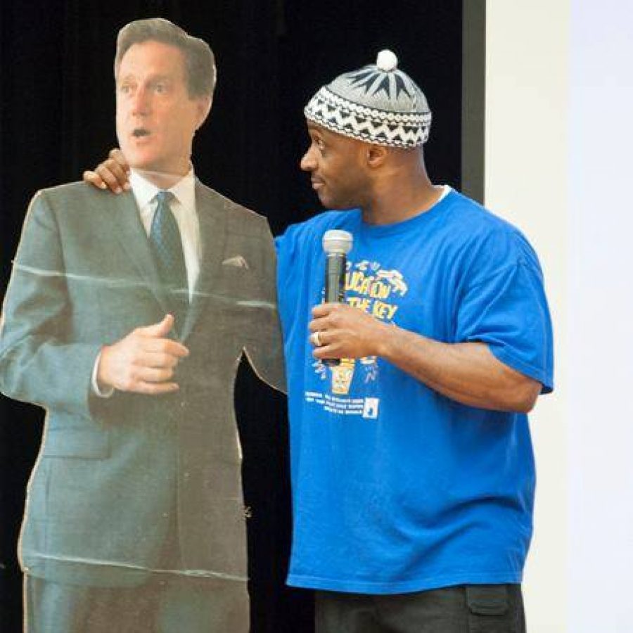 H A Jabar with Mike turner cut out
