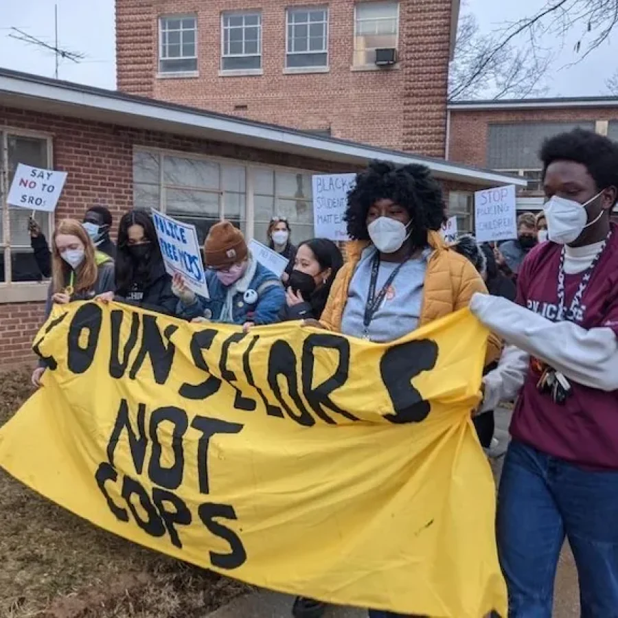 youth protest police